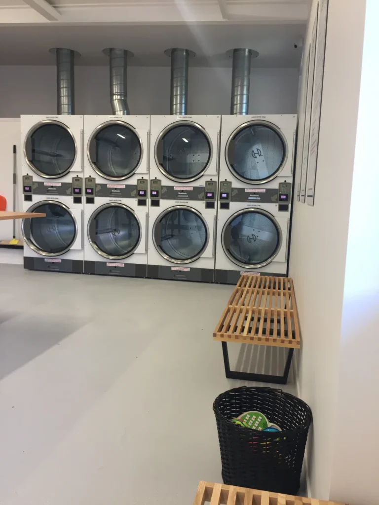Stacked dryers at The Laundry Room College Street, Palmerston North